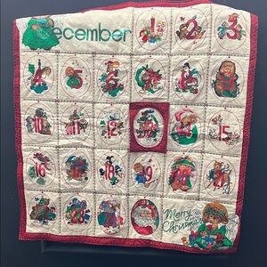 Christmas Advent Calendar Quilt